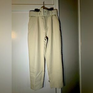 Zara High-waist pants with belt